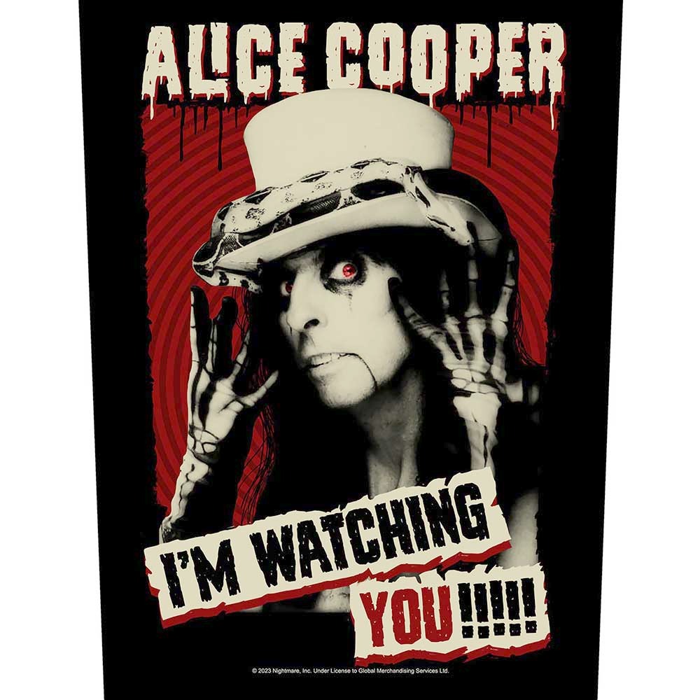 Alice Cooper - I'm Watching You Rugpatch - Multicolours